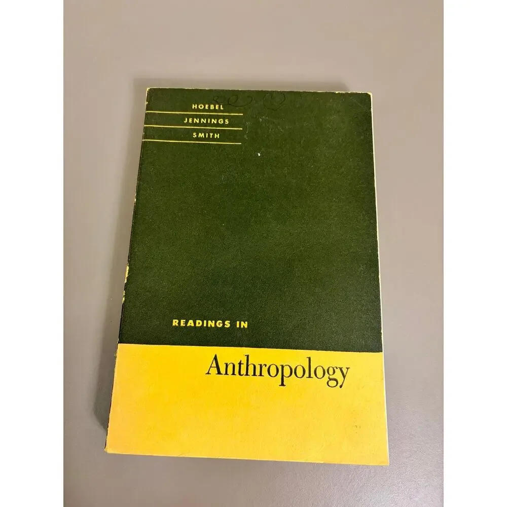 VTG Anthropology Textbooks Lot - Old School - Homeschool - History, Good Used